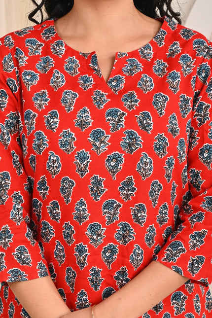 Premium Printed Cotton Nightwear Set for Women